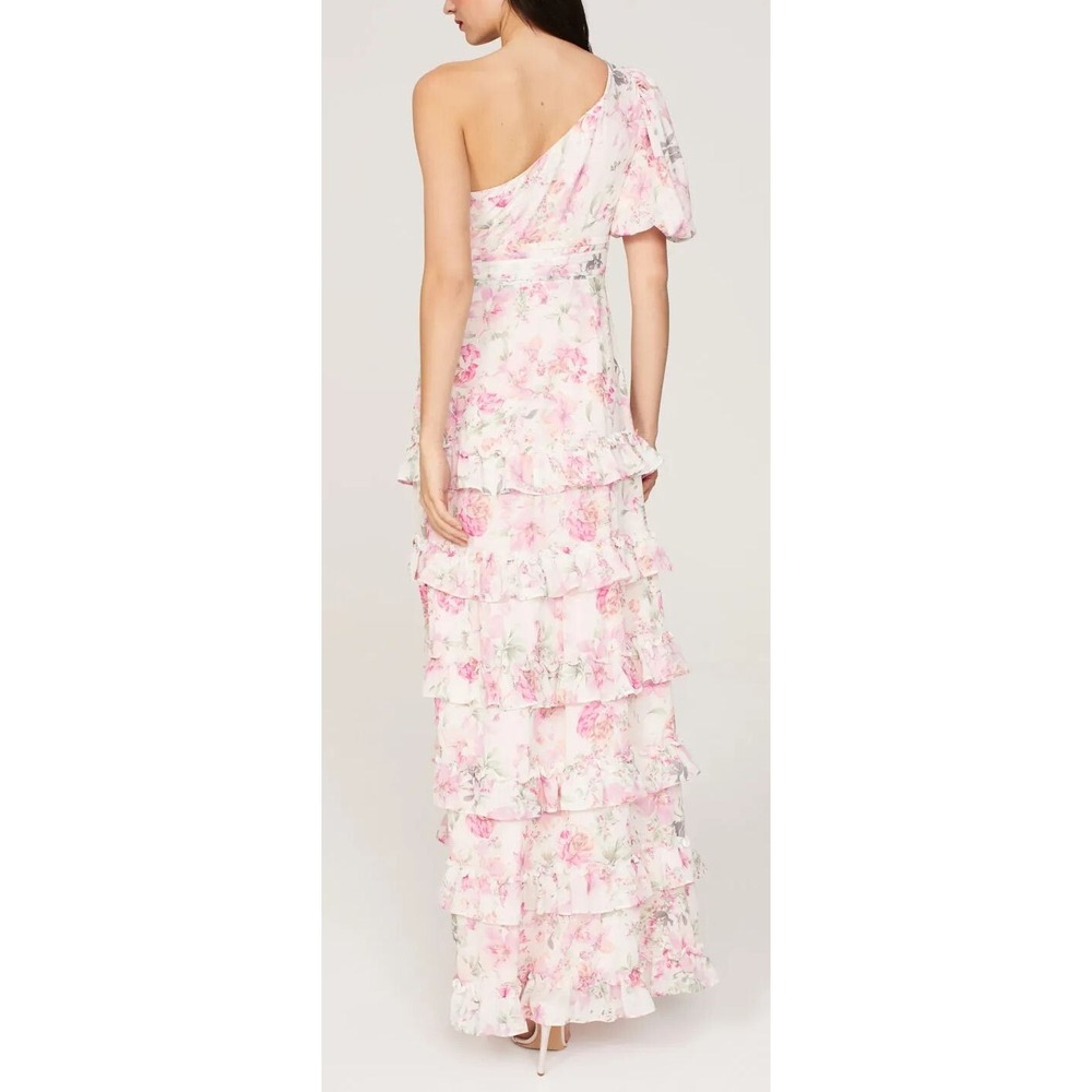 One33 Social Vintage Floral Gown Maxi Dress from Rent the Runway - Pink - Sz 4 - Picture 3 of 8